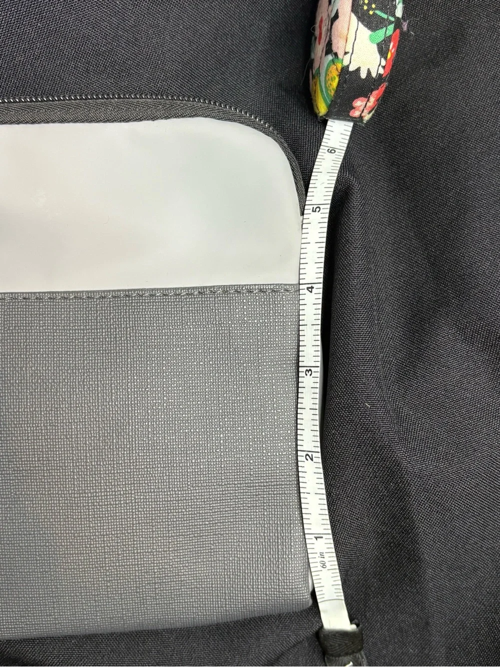 Tumi Two-Tone Gray and White Toiletry Pouch plus Garment bag